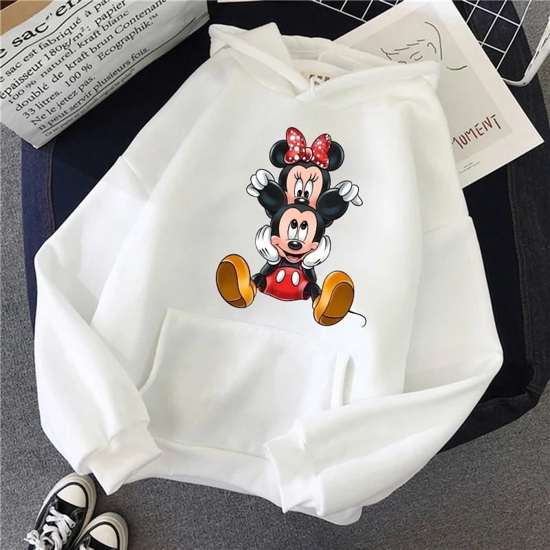 thumbnail image 1 of Sudadera con capucha de Mickey Mouse para niños y niñas, ropa de calle Harajuku, Minnie, Disney, dulce Y2k, 1 of 5