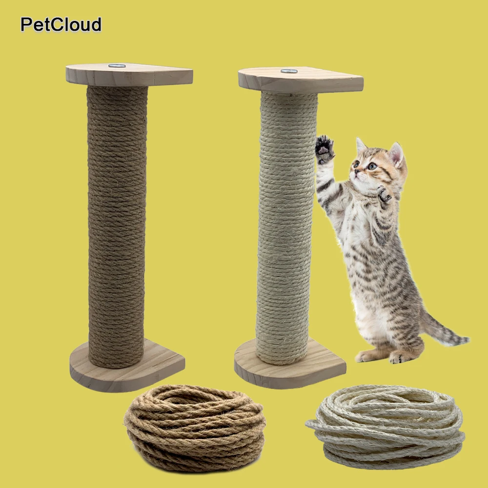 Wall Mounted Cat Scratching Post Rope Sisal Jute Kitten Scratch Plate