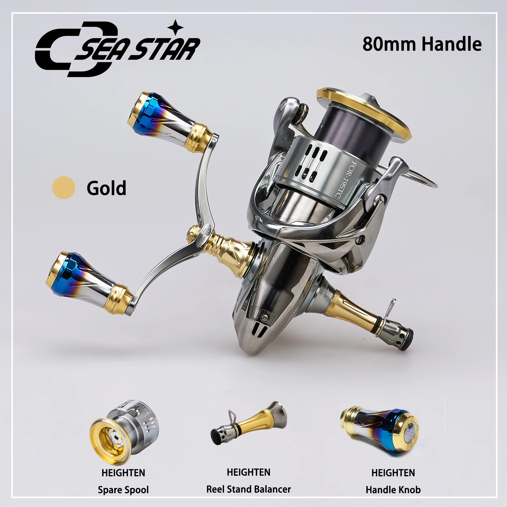 48mm Fishing Reel Stand for Shimano Twinpower Vanquish Daiwa EMERALDAS AIRITY 1000-5000 Spinning Reel