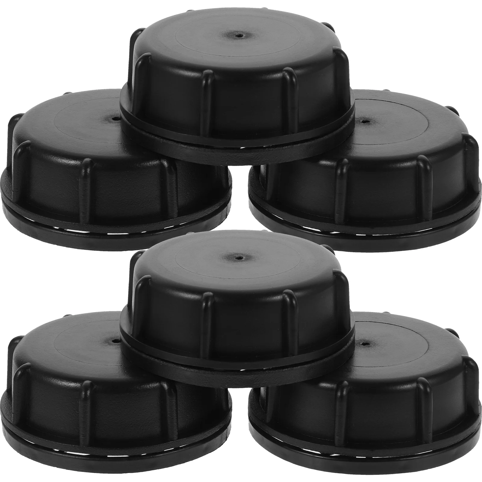 6 Pcs Breathing Sealing Cover Gas Can Replacement Parts Plastic Thread Rubber Material Handling Tools Lifting Magnets Gas Cap