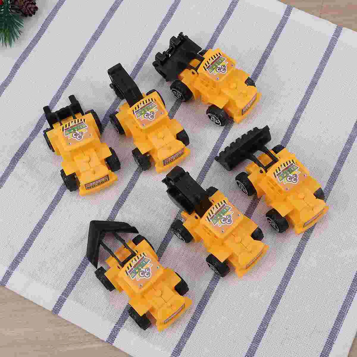 

Mini Construction Truck Engineering Vehicle Educational Truck Gift Party Favor Cake Tooper Cake Decorating Children's Toys