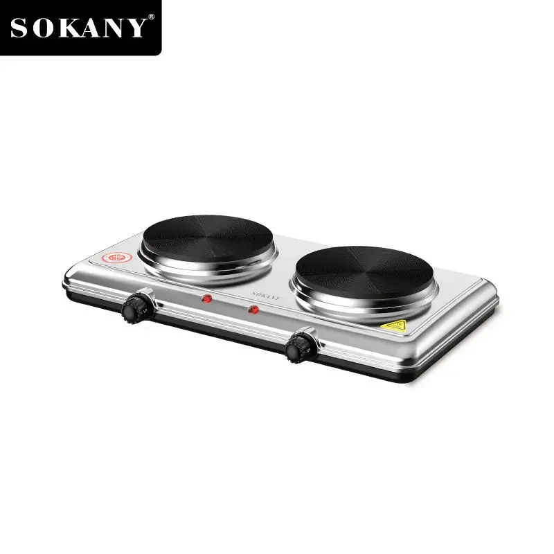Electric Hot Plate for Cooking Infrared Double Burner 2000W Portable Electric Stove Double Burner
