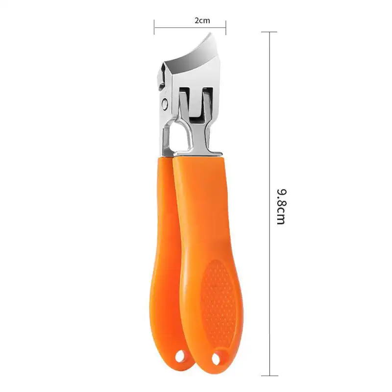 Wide Jaw Opening Anti-Splash Slanted Nail Clipper Oblique Blade Ingrown Toenail Clipper Hard Nails Pet Pedicure Manicure Tools
