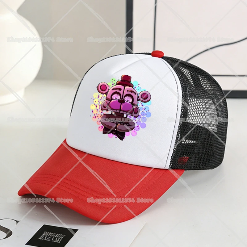 Five Nights at Freddy's Themed Mesh Baseball Cap - Cartoon Sports Hat