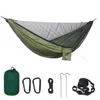 Portable Quick Setup 290*140cm Travel Outdoor Camping Hammock Hanging Sleeping Swing Bed with Mosquito Net 1