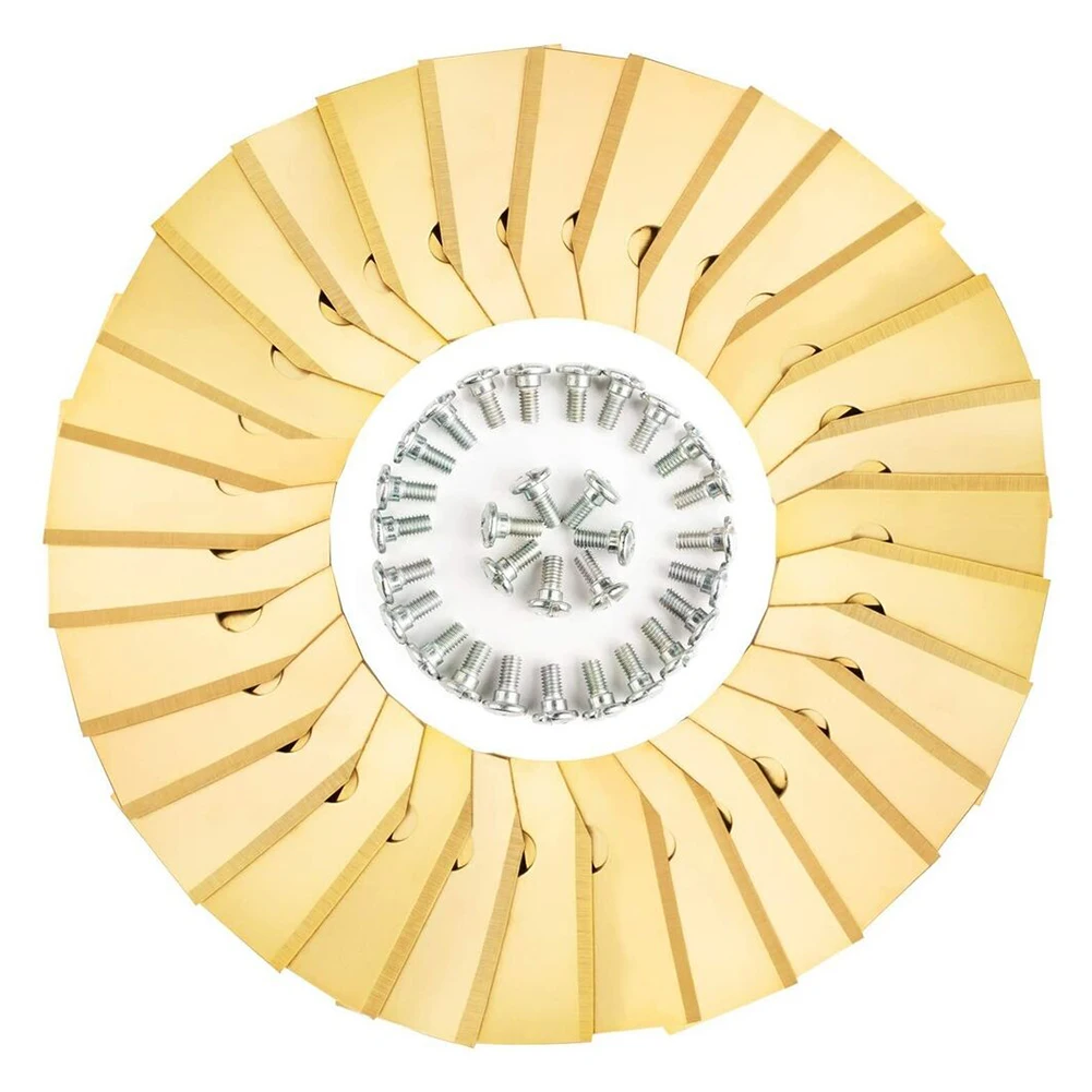 

9/18/30 Pcs Blade Home Garden Weather Resistant Accessories For All Robotic Lawnmowers Lawn Mower Parts Rustproof Brand New