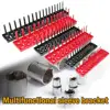 Plastic Sleeve Holder Metric Socket Tray Socket Organizer Metric Holder Tool SAE Home Sleeve Tool Storage Rack Garage Tray 1