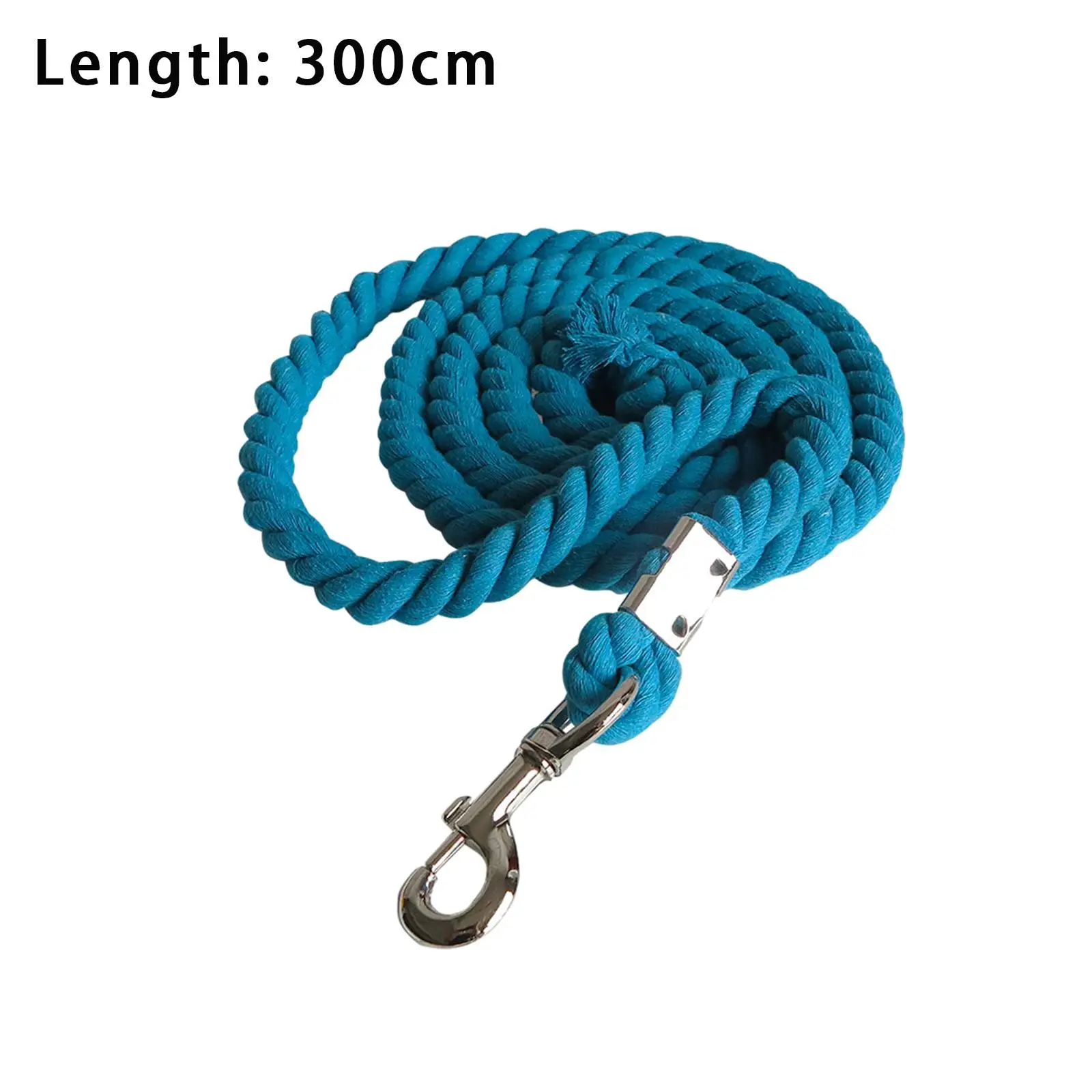 Horse Lead Rope Professional Accessory Durable for Livestock Easy to Use Bolt Snap Equestrian Rein Racing Halters Braided Rope