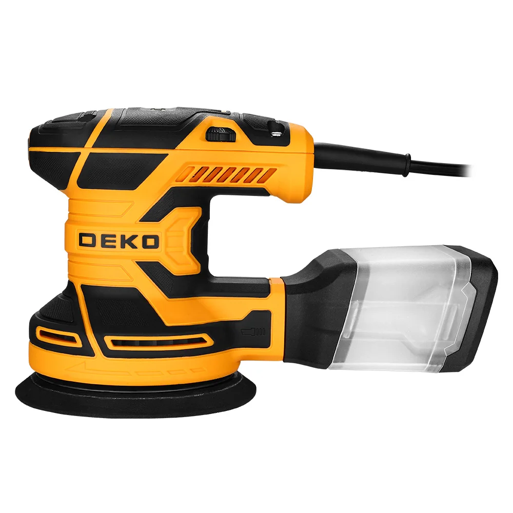 DEKO DKOS32XL125 320W Speed 14000pm Random Orbit Sander  Home DIY Carpenter Strong Dust Collection Polisher 3