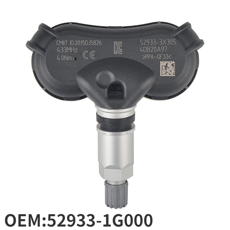52933-1G000 Tire Pressure Sensor 315Mhz Tpms 529331G000 Aluminum For Hyundai Elantra Kia Rio
