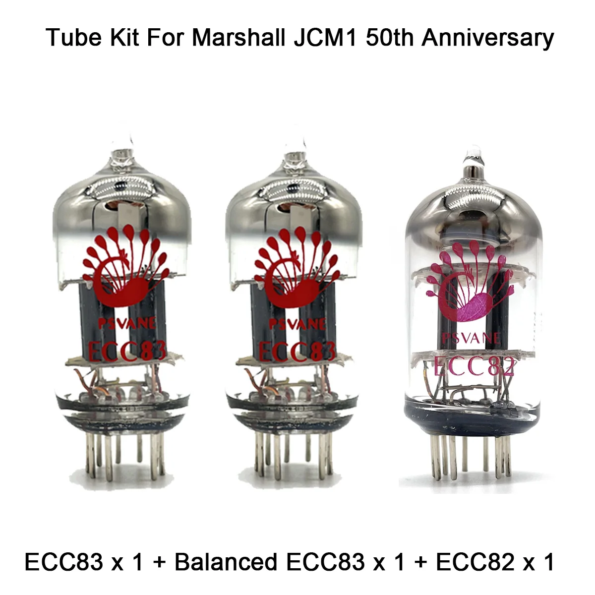 Kit Tubo Valvola Per Marshall Jcm1 50Th Anniversary Amplificatore Tubo Psvane Ecc83 Bilanciato Ecc83 1Pc Ecc82 Audio Power Electronic