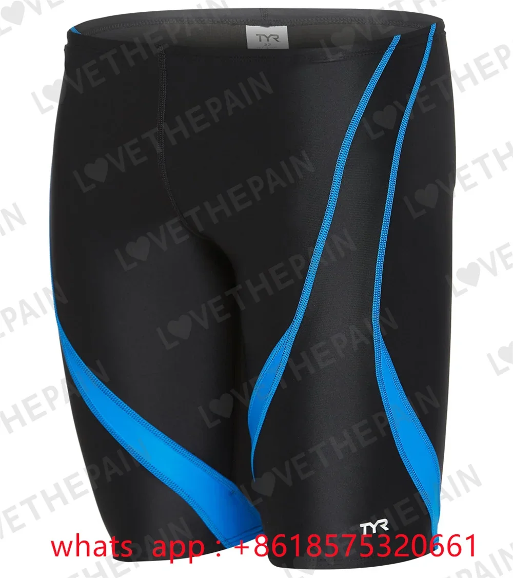 Tyr Men's Alliance Splice Jammer Swimsuit Swimwear Training Swim Shorts Trunks Beach Tight Swimming Pants Jammer Sports Surf