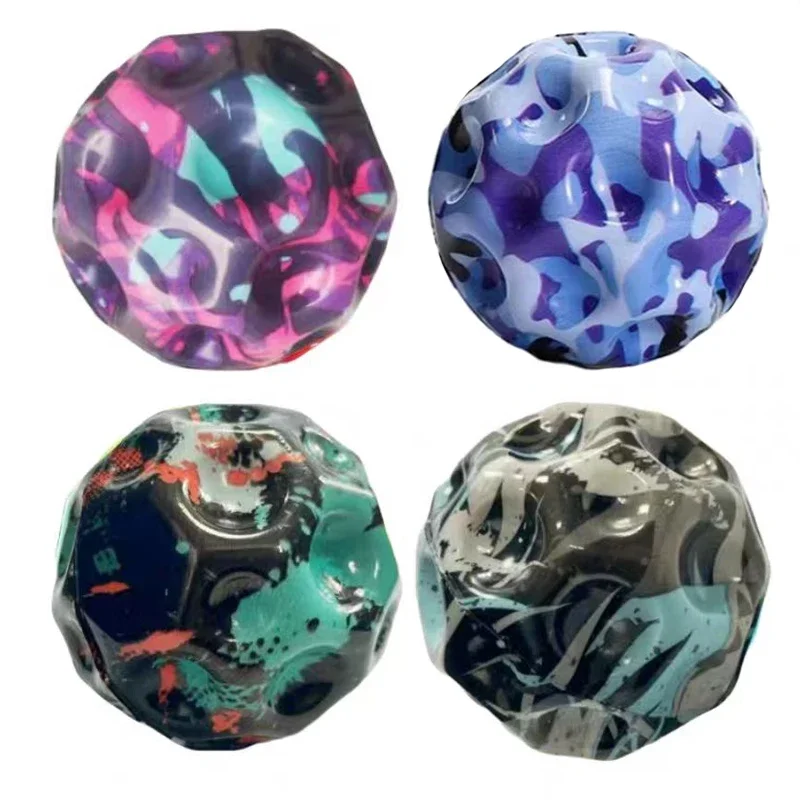 익스트림 하이 바운싱 볼 장난감 공, 우주 아스트로 점프 볼, 문볼 핸드 아이 코디네이션, 어린이 선물, 신제품 