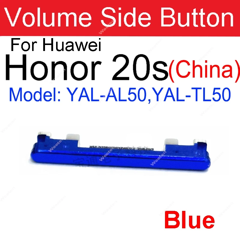 Enhanced Side Button Keys for Power and Audio Control Replacement