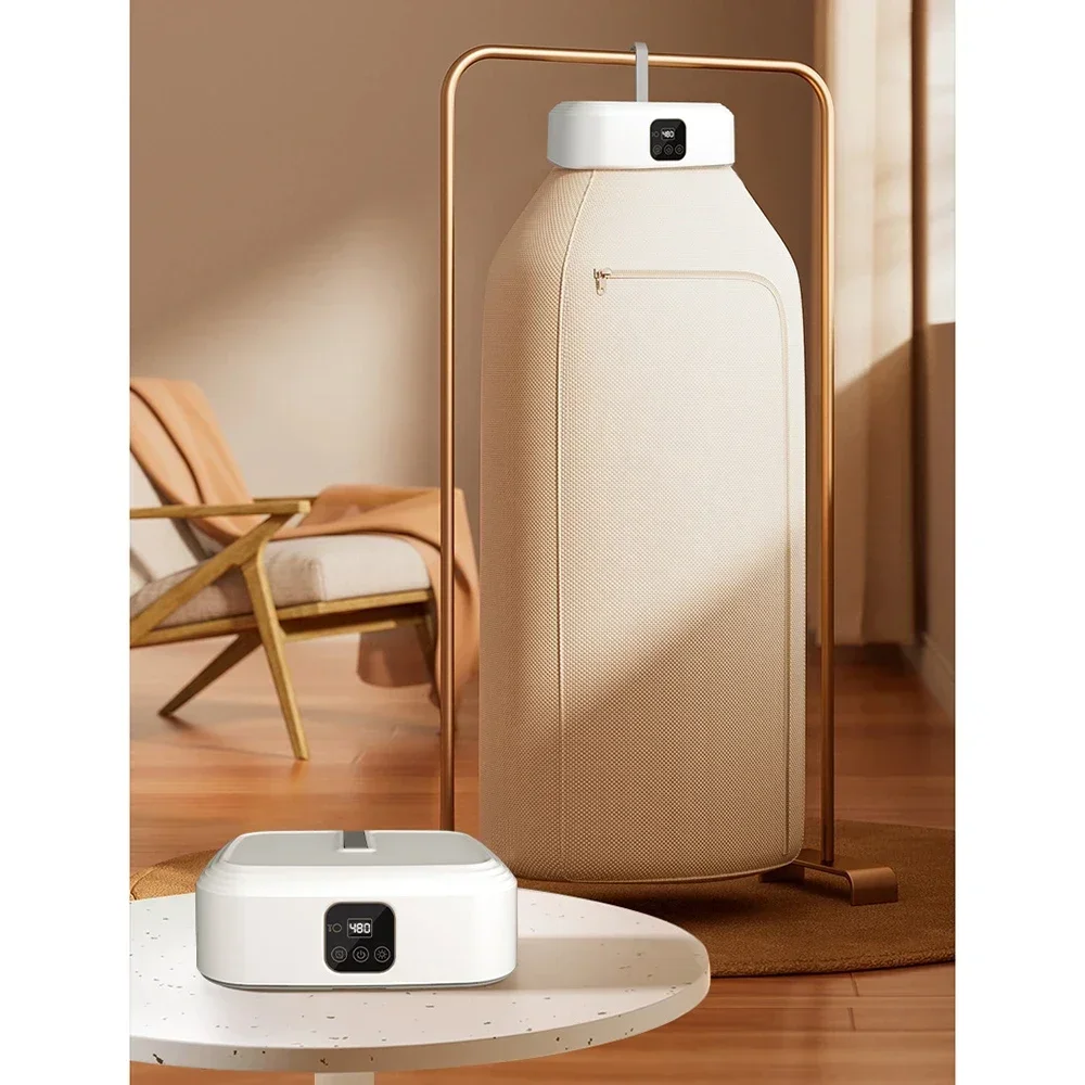 Portable Clothes Dryer,Portable Dryer for Apartments Home Travel RVs,Compact Foldable Mini Electric Laundry Dryer with Dryer Bag 5