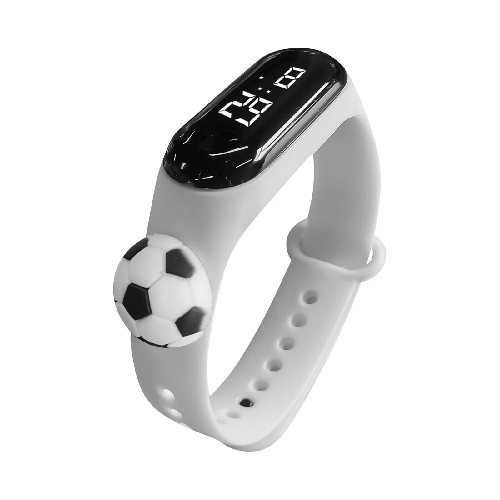 Children'S Bracelet Watch Football Decoration Cartoon Watch Suitable For Students Outdoor Electronic Display Time Watches 5