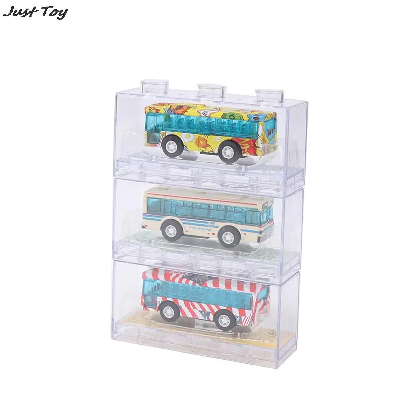 

Innovative And Practical Transparent Display Box Mini Alloy Bus Car Model Toy Cabinet Rack Cars Diecast Storage Dustproof Box