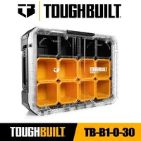 TOUGHBUILT TB-B1-O-30 StackTech Organizer Multifunctional Car Storage Repair Parts Box Toughbuilt Stackable Organizer Tool Box 1
