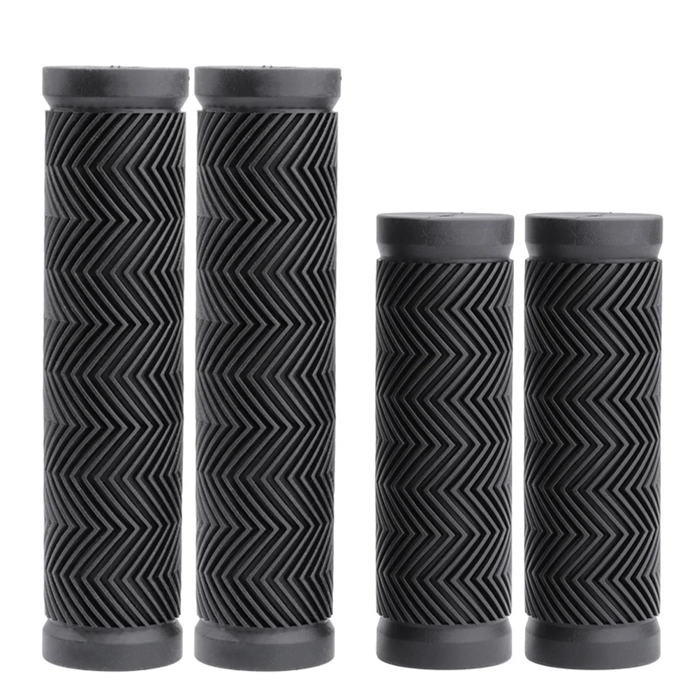 

Bike Handlebar Handle Hand Grips MTB Mountain Bicycle Scooter Black Soft Rubber Bicycle Replacement Accesseries 22.2-25.4mm