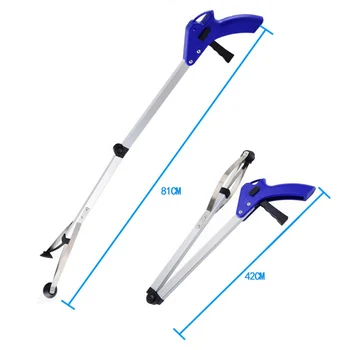 1 pz pieghevole raccoglitore di immondizia per uso domestico in lega Grabber per rifiuti foglie Pick Cleaning Up Clip giardino per attrezzi da giardino 1