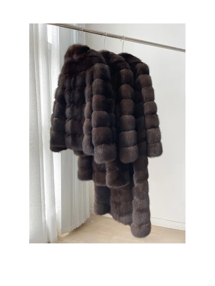 Woman Clothing  2023 New Artificial Fur Mink High-end Mink Coat Autumn and Winter Thickened Warm Fashionable Artificial Fur