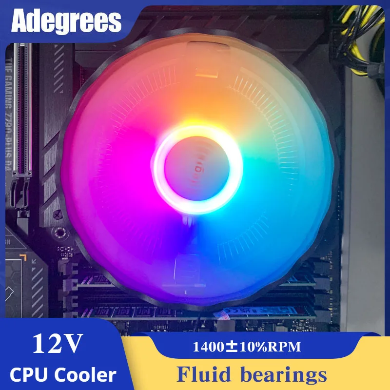 Radiador do Cpu de Pinos para Intel 775 1150 1151 1155 1156 1200 1700 Am3 Am4 X79 X99 Dissipador de Calor