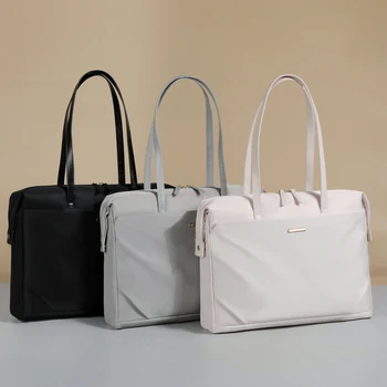 Borsa Casual per Laptop 13.3 14 Pollici, Semplice Borsa da Ufficio e Lavoro, Borsa a Tracolla, Valigetta Impermeabile per Notebook, Borsa Tote
