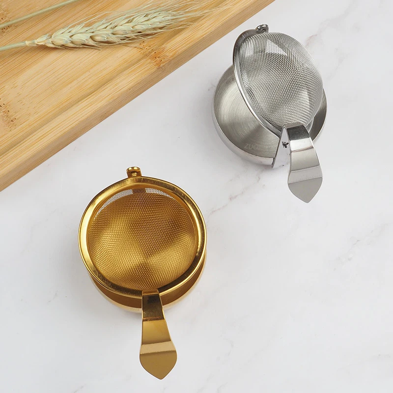 Rotating Tea Strainer Stainless Steel Fine Mesh Tea Filter Sieve 360 Rotatable Infuser Kitchen Tool tea infuser tea strainer tea filter
