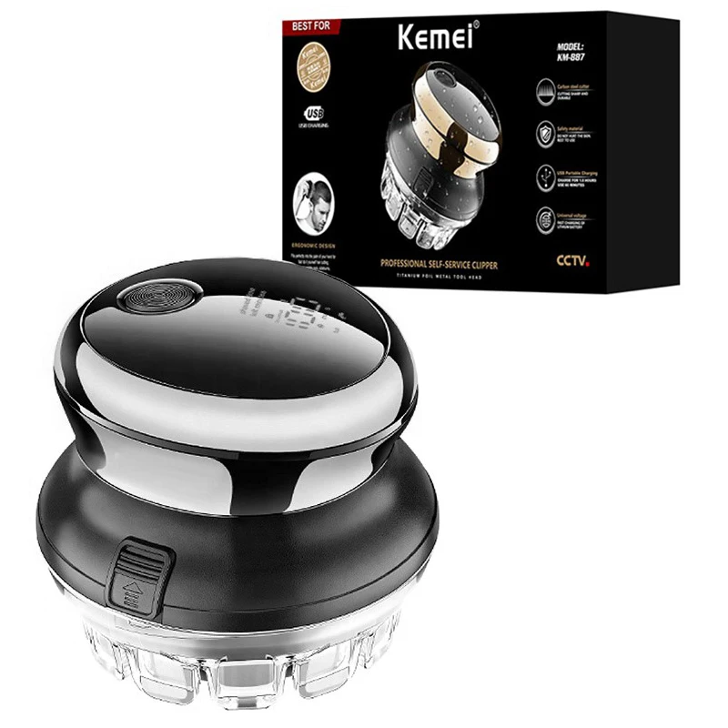 Kemei 887 UFO Electric Even Cut Rotary Hair Trimmer For Men Washable