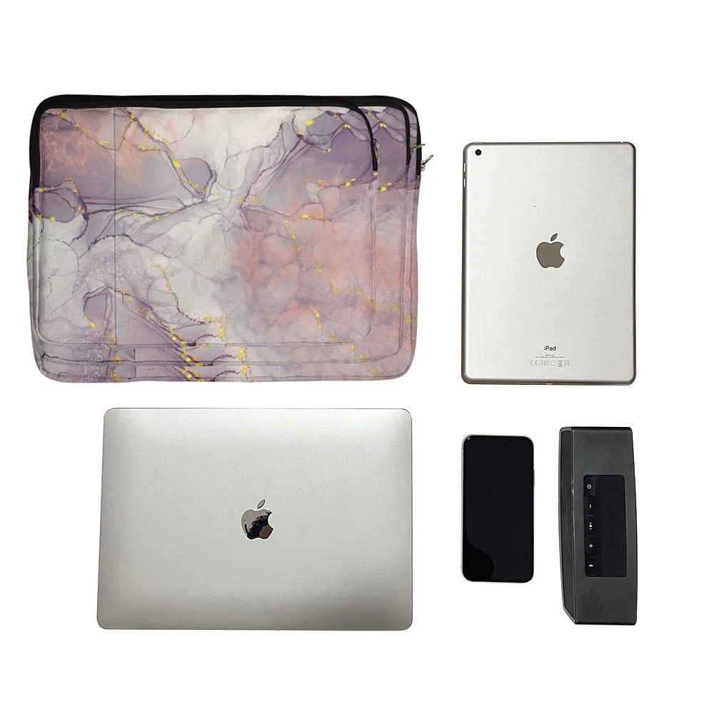 Fashion Marble Pattern Notebook Bag High-Quality Computer Portable Storage Bag 11 13 15 Inch Laptop Case Sleeve Cover For Mac Pr