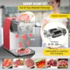 Vevor Electric Meat Slicer, 850W, 3.5Mm Blade, Stainless Steel, Cuts 551 Lbs/Hour, Ideal For Supermarkets And Kitchens, 4