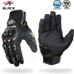 Men's Motorcycle Full Finger Gloves Cycling Equipment Wearable Lady Knight Racing Glove Guantes Moto Protective Gear Mittens