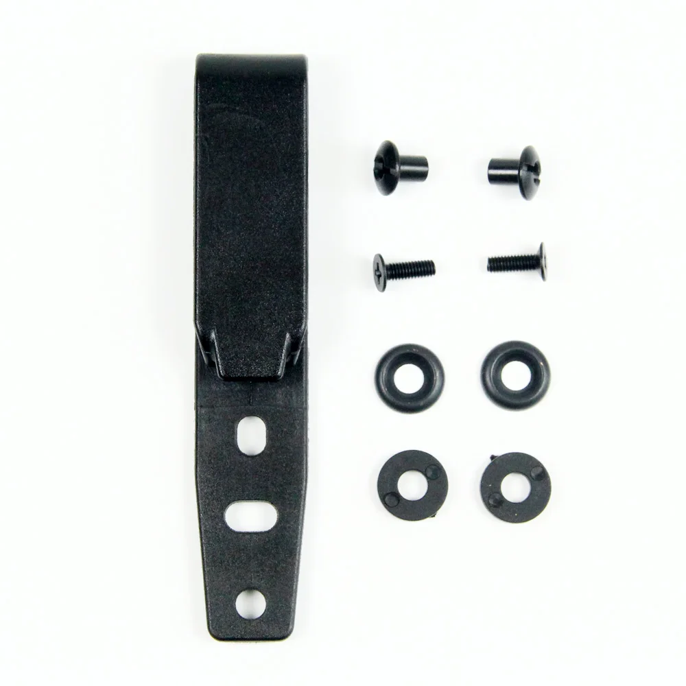 2PCS IWB Stainless Steel Belt Clip Grip Hook Loop for Kydex Leather Hybrid  Holster Making With Assemble Hardware