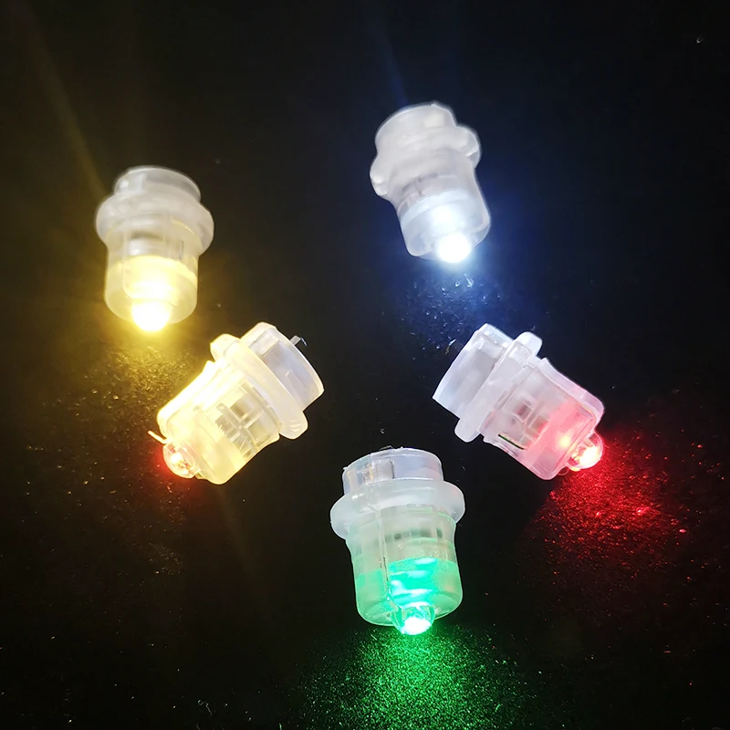 50pcs Mini DIY Lights Rave Accessories Led Light Up Lamp Festival for Glow Supplies Party Birthday Wedding Holiday Decoration
