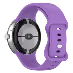 Premium Silicone Strap for Enhanced Comfort and Breathability - Universal Fit for Google Pixel Watch Accessories (Lilac)