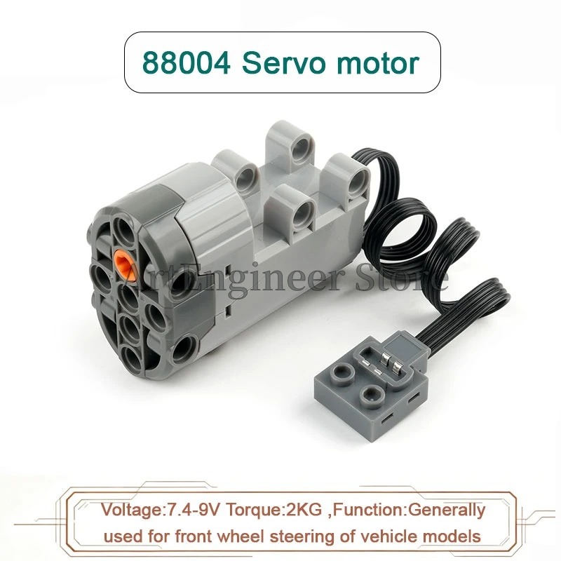 Enhanced High Torque Servo Motor Set for Technical Building Block Construction