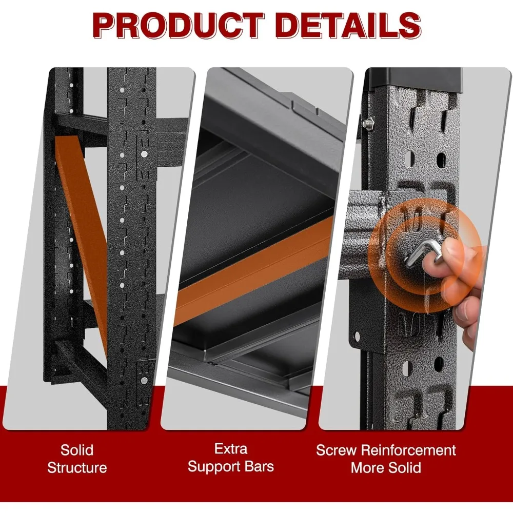 Heavy Duty Metal Storage Shelves 5