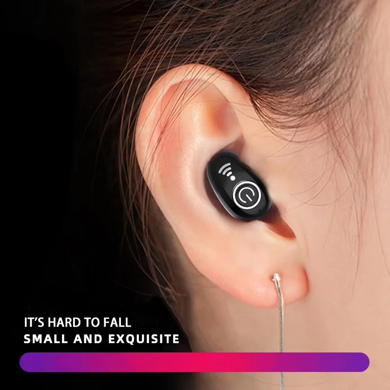 Mini Earphone 5 Hrs Music Time Bluetooth-compatible Headset Wireless In-Ear Invisible Earbud Hands-free For TV PC IPhone Samsung |