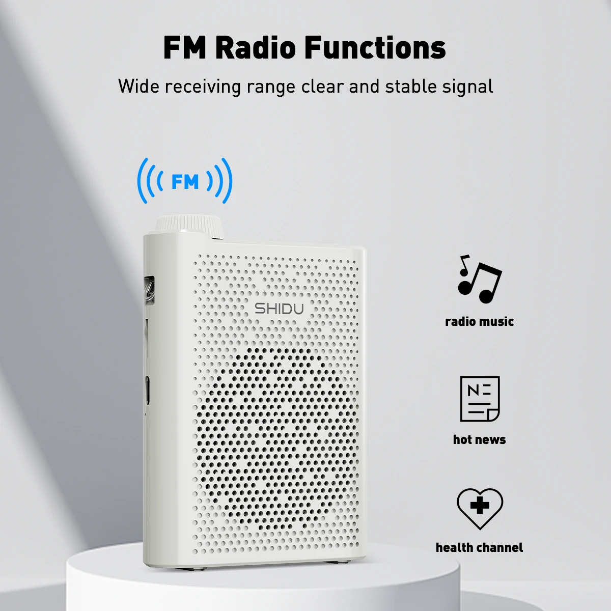 مكبر صوت محمول للمعلمين من Shidu ، مع ميكروفون ، 1...