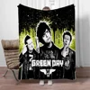 Green Day Personalized Blanket King Size Cute Throw Blanket for Sofa Fluffy Soft Blankets & Throws Luxury Bedding Home Interior 1