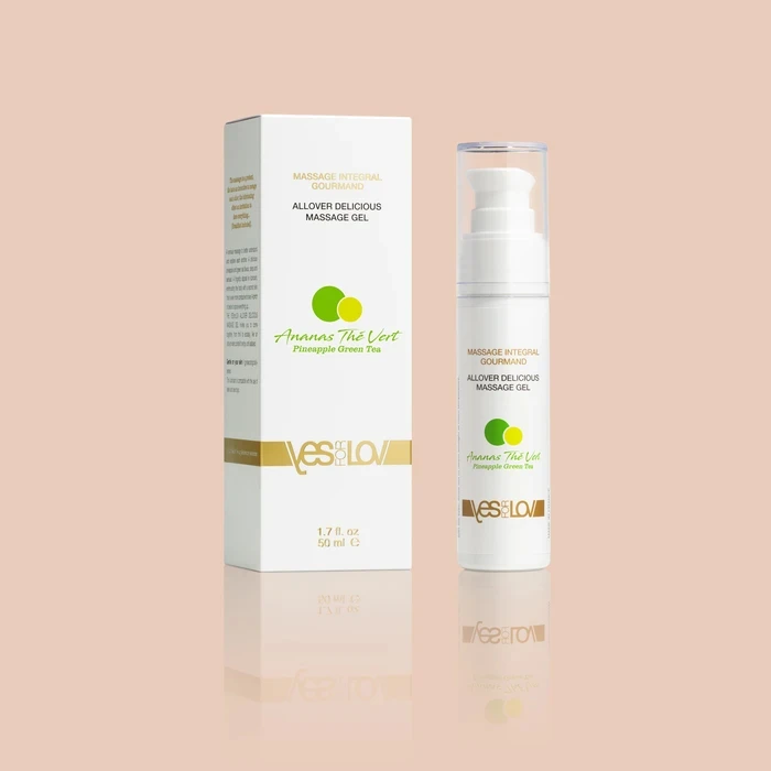 Yesforlov body massage gel pineapple Green Tea 50 ml|Vibrators| - AliExpress