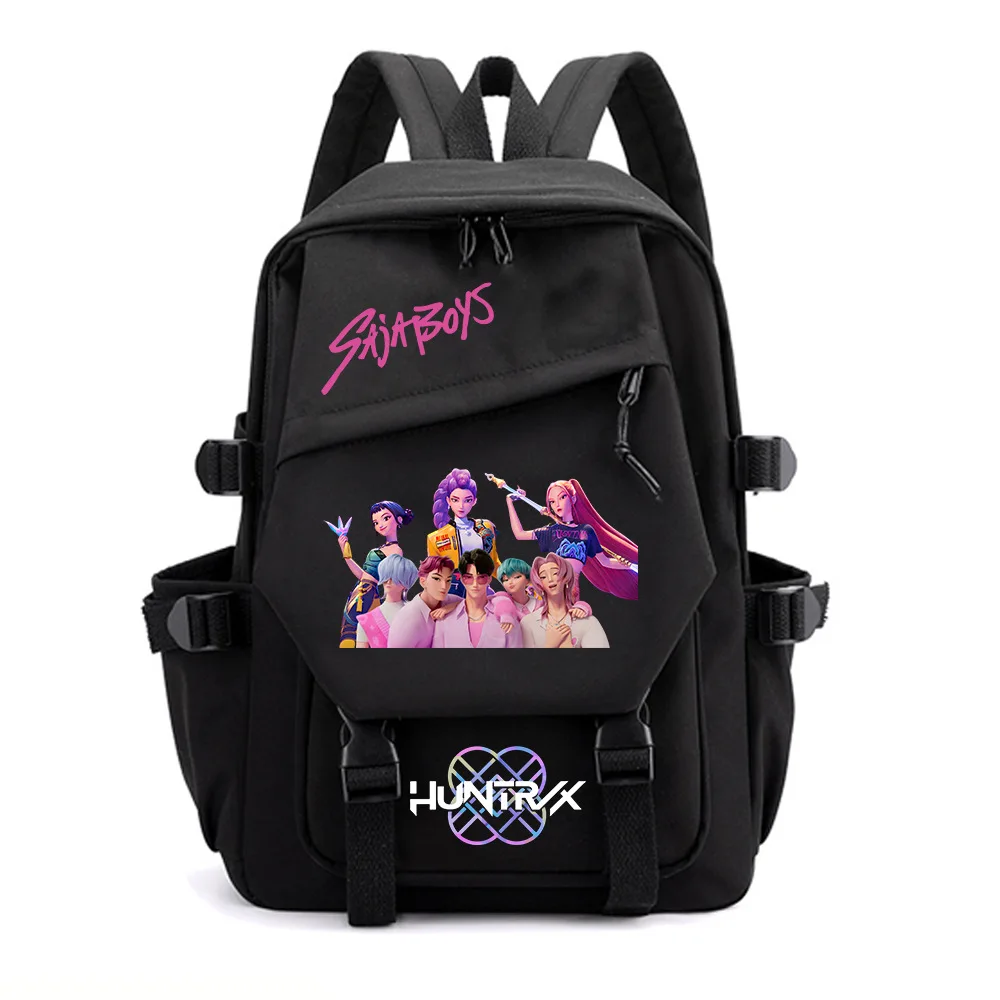 KPop Demon Hunters Rucksack - Offizieller Merch Mit Rumi, Mira & Zoey Design