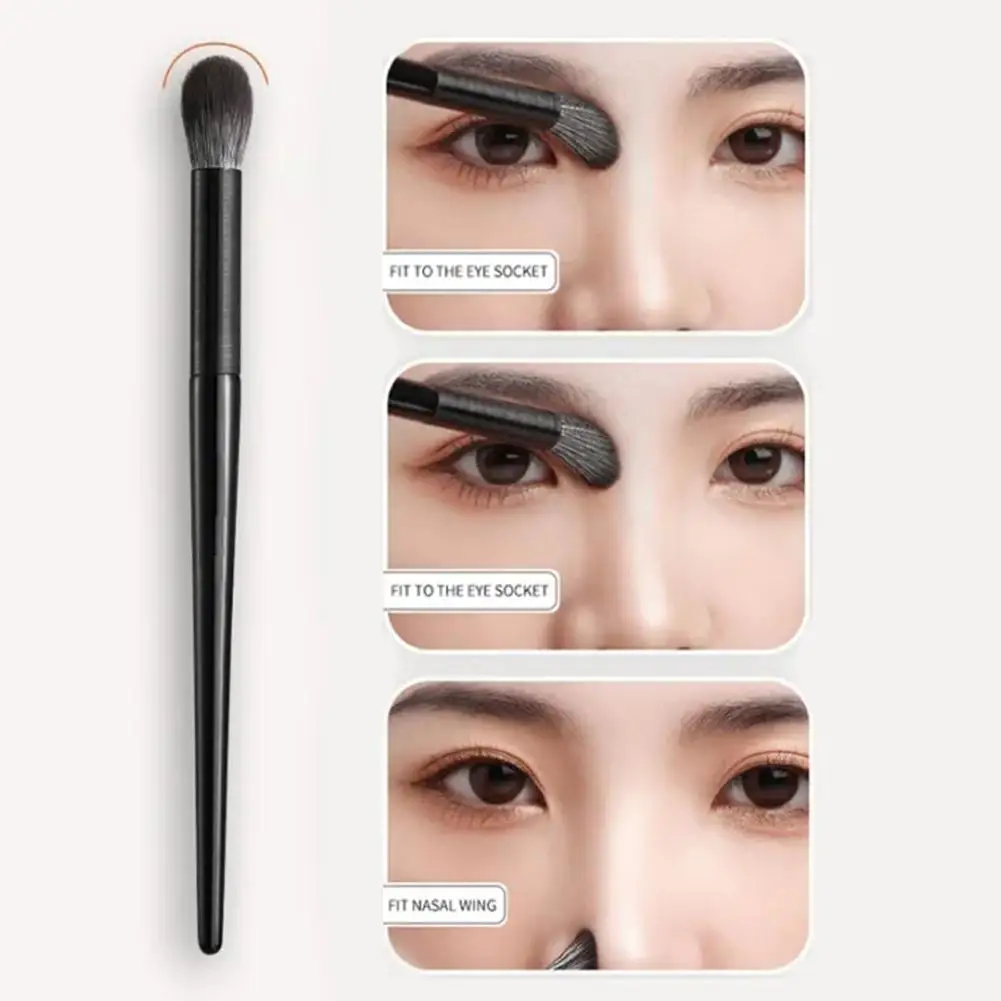 

1pcs Professional Make-up Brush Highlight Brush Finger Concealer Beauty Tools Belly Makeup Contour Shadow Brush N2F5