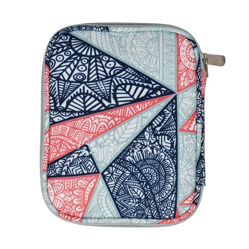 Empty Crochet Hooks Pouch Storage Bag Knitting Kit Case Organizer Bag For Crochet Needles Scissors Ruler Sewing Kit