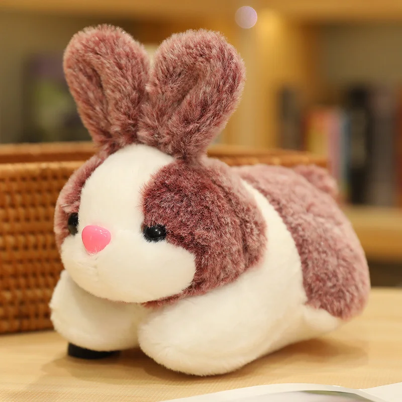 thumbnail image 1 of Conejo de peluche de 20cm para niños y bebés, muñeco de conejo de peluche suave, regalo de cumpleaños, regalo de Navidad, nuevo, 1 of 5