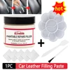 60/20ml Leather Repair Filling Paste Compound Leather Restoration Cream Auto Leather Car Repair Scratches Cracks Sofa Car Seat 1