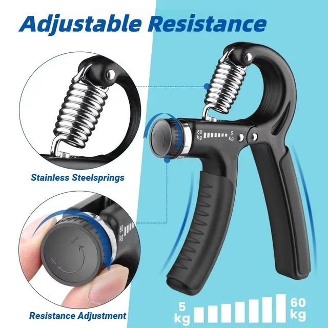 Adjustable Hand Grip Strength Strengthener Trainer Full Set With Counter Wrist Forearm And Hand Exerciser For Muscle Training 2