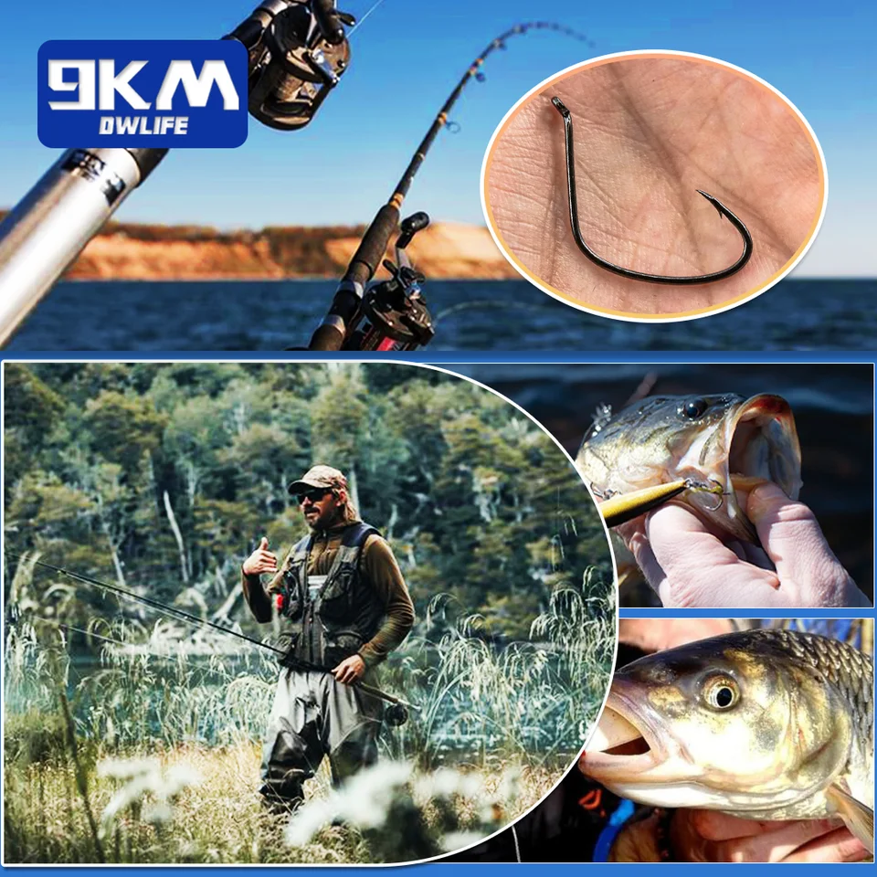 Hameçon Circulaire En Ligne Pour La Pêche En Eau Salée, En Acier à