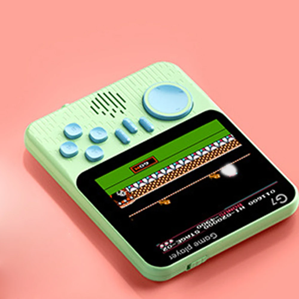 Console di gioco portatile retrò G7 da 3,5 pollici ad alta definizione, supporta la TV e ha 666 videogiochi integrati - immagine 5