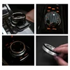 for IDrive Car Multimedia Button Cover Trim Knob Sticker for -BMW F10 F18 F07 F20 F21 F06 F12 F30 F01 F02 F25 F26 6